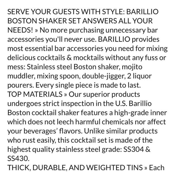 Cocktail 🍸 Shaker Set - Picture 6 of 7